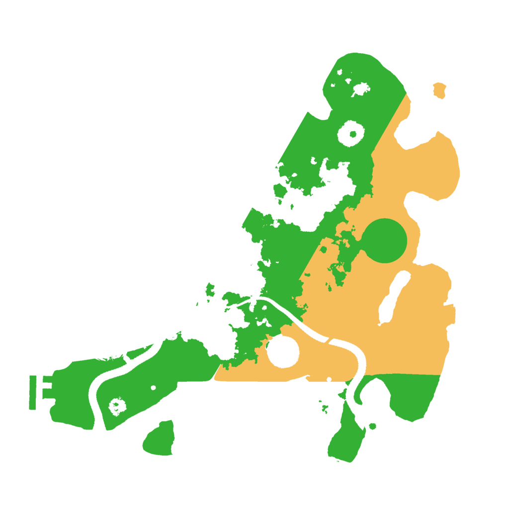 Biome Rust Map: Procedural Map, Size: 3000, Seed: 37951