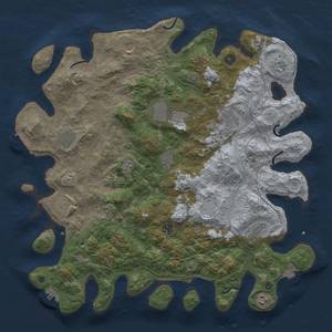 Thumbnail Rust Map: Procedural Map, Size: 4500, Seed: 8832587, 19 Monuments