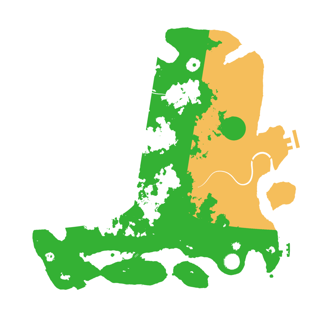 Biome Rust Map: Procedural Map, Size: 3500, Seed: 1474325870