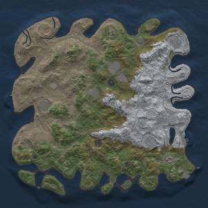 Thumbnail Rust Map: Procedural Map, Size: 4250, Seed: 69064936, 19 Monuments