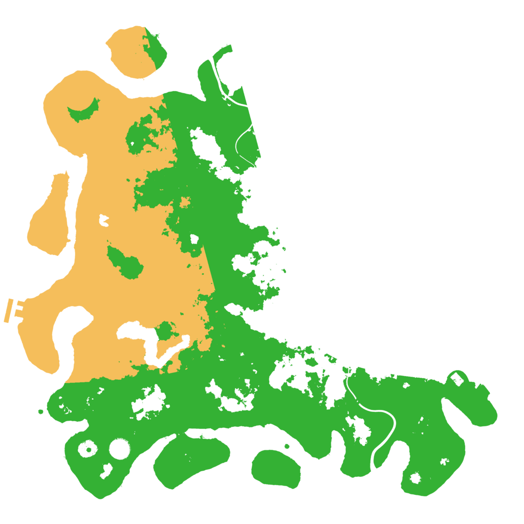 Biome Rust Map: Procedural Map, Size: 4400, Seed: 24373961