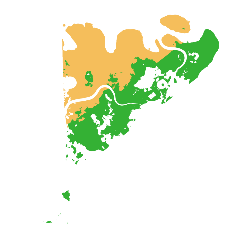 Biome Rust Map: Procedural Map, Size: 3700, Seed: 709861143
