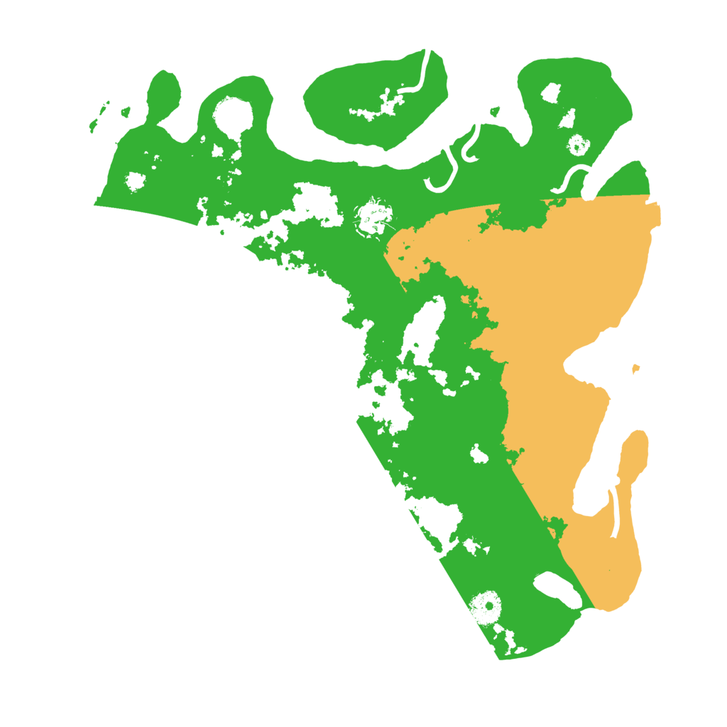 Biome Rust Map: Procedural Map, Size: 3500, Seed: 24947993