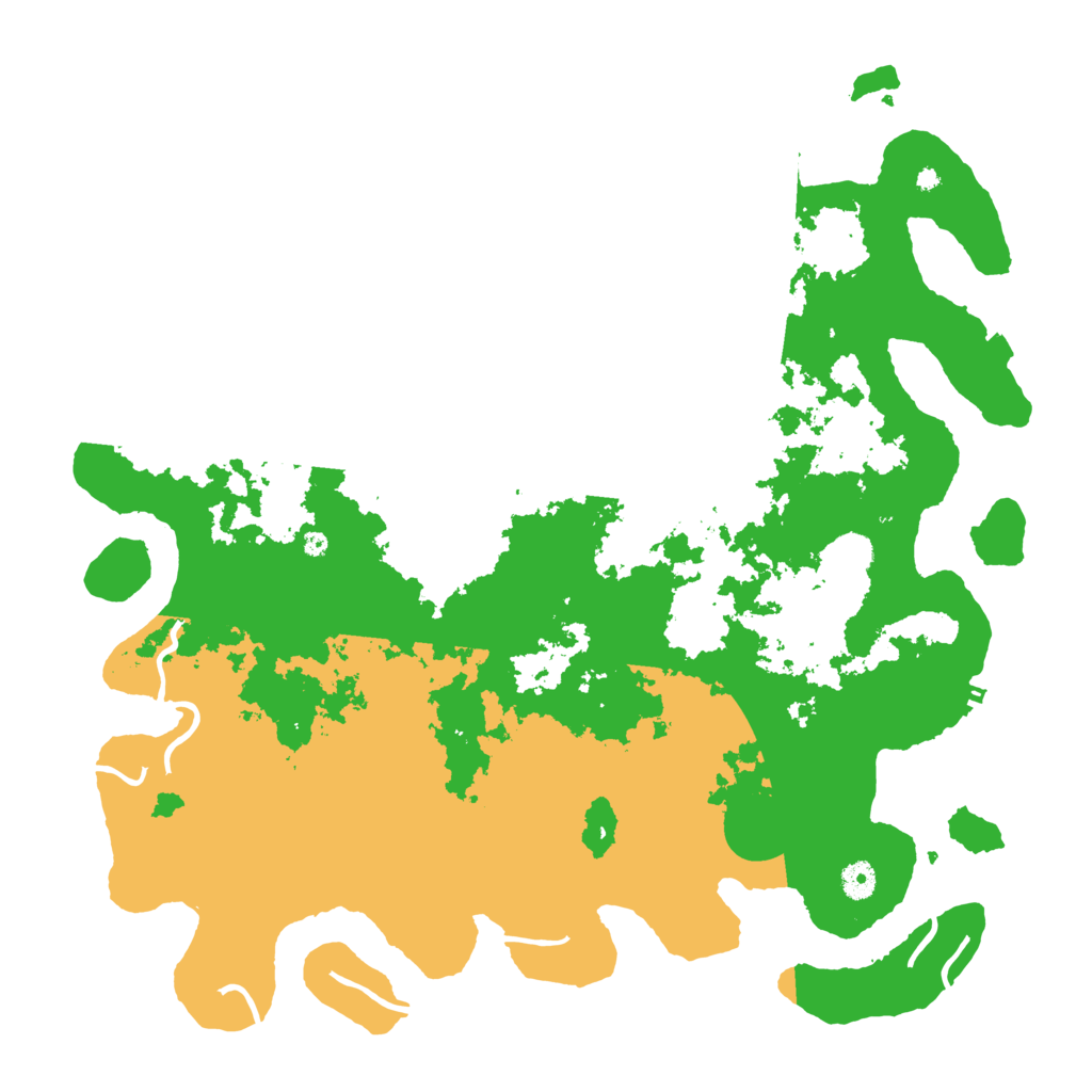 Biome Rust Map: Procedural Map, Size: 4500, Seed: 601355396