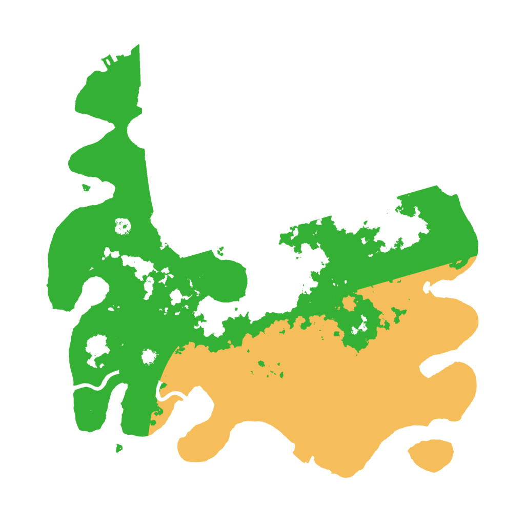 Biome Rust Map: Procedural Map, Size: 3250, Seed: 721736