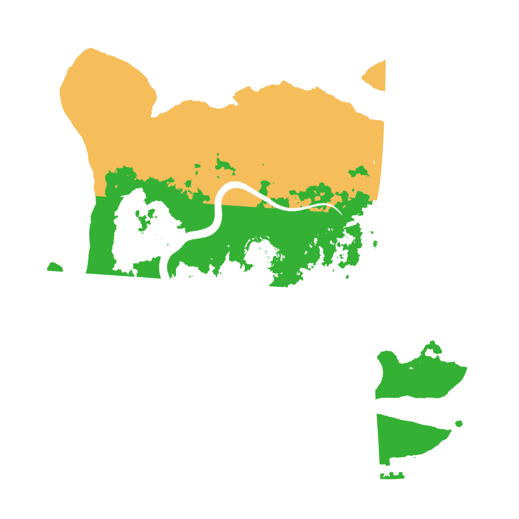 Biome Rust Map: Procedural Map, Size: 3000, Seed: 2941758