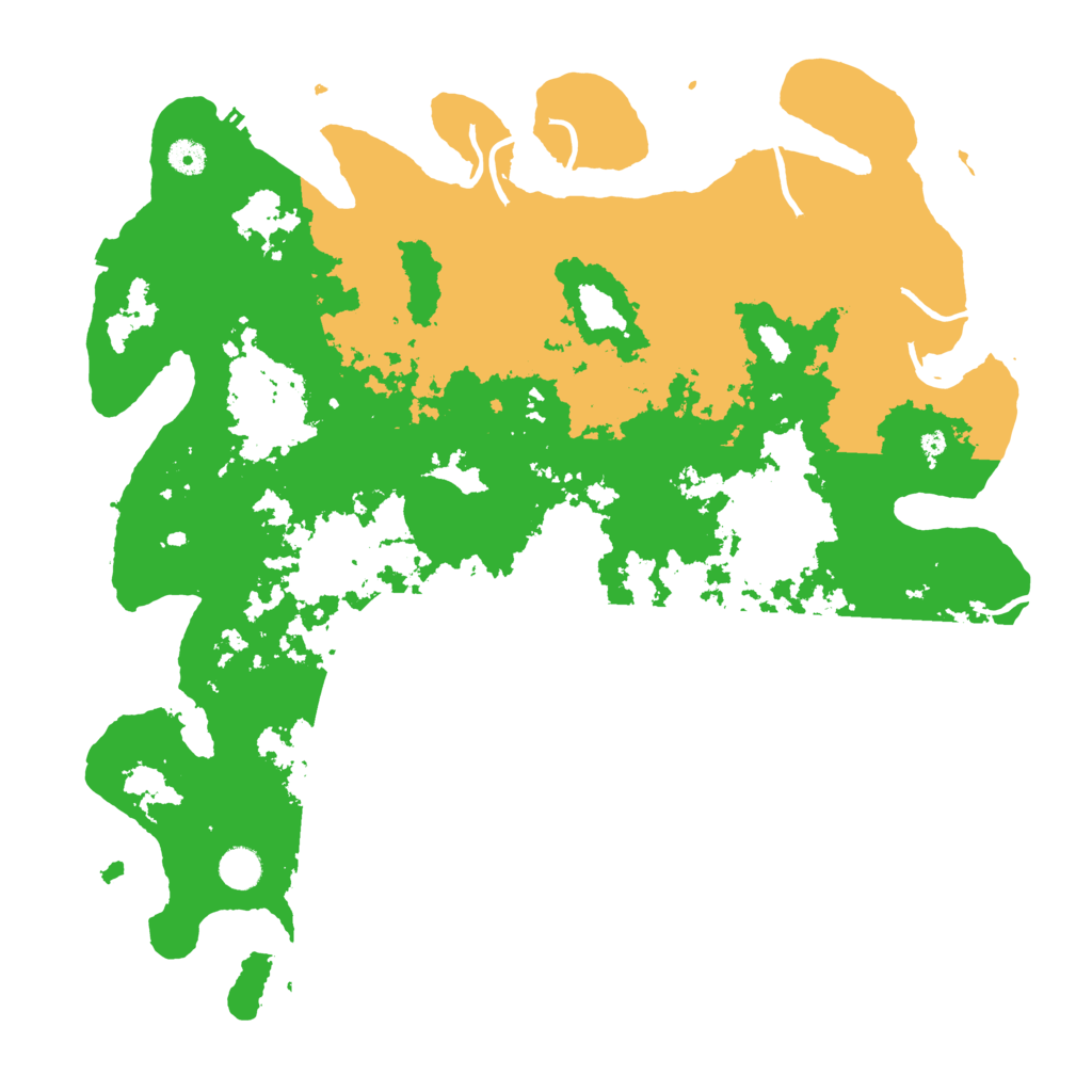 Biome Rust Map: Procedural Map, Size: 4500, Seed: 1210332577