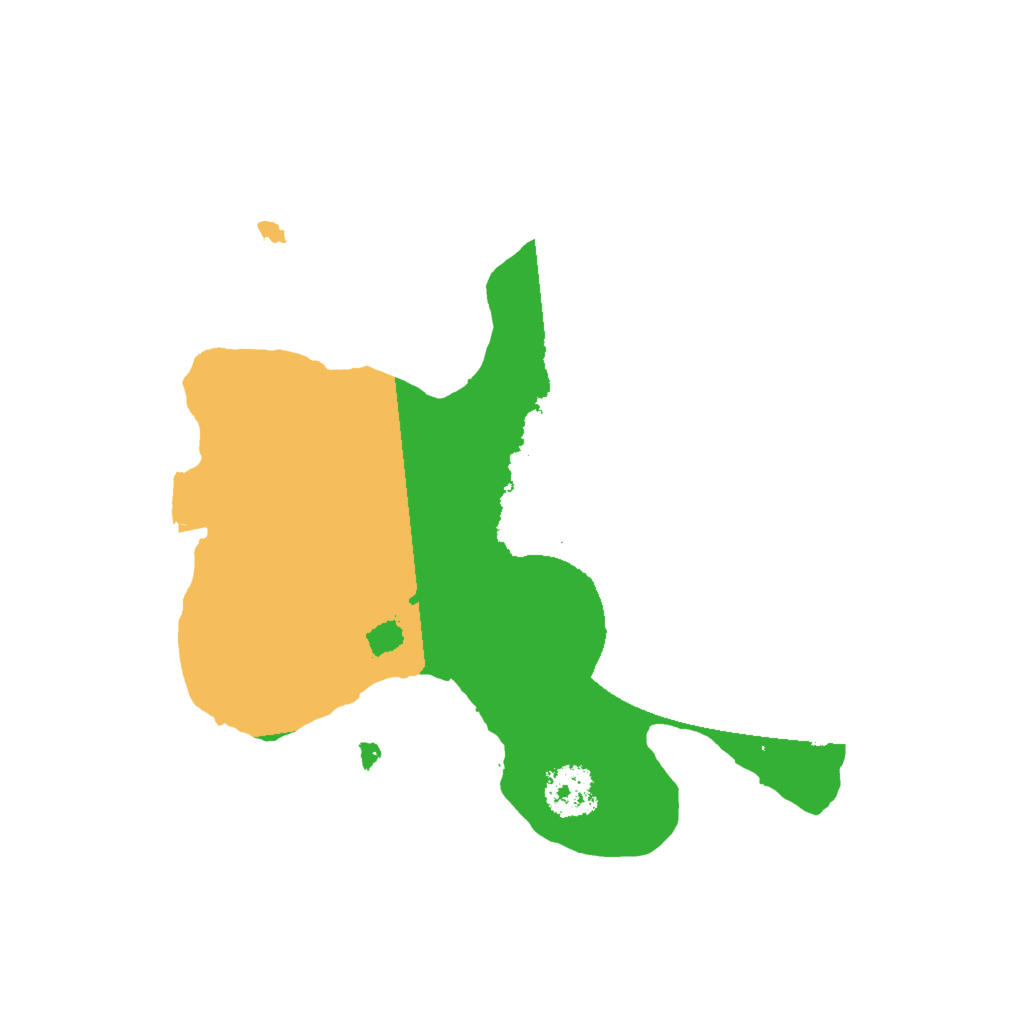 Biome Rust Map: Procedural Map, Size: 2000, Seed: 105505860