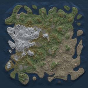 Thumbnail Rust Map: Procedural Map, Size: 4800, Seed: 1703531296, 19 Monuments