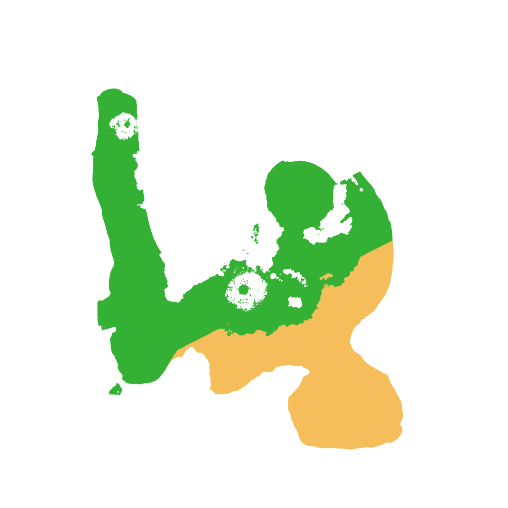 Biome Rust Map: Procedural Map, Size: 2000, Seed: 3457