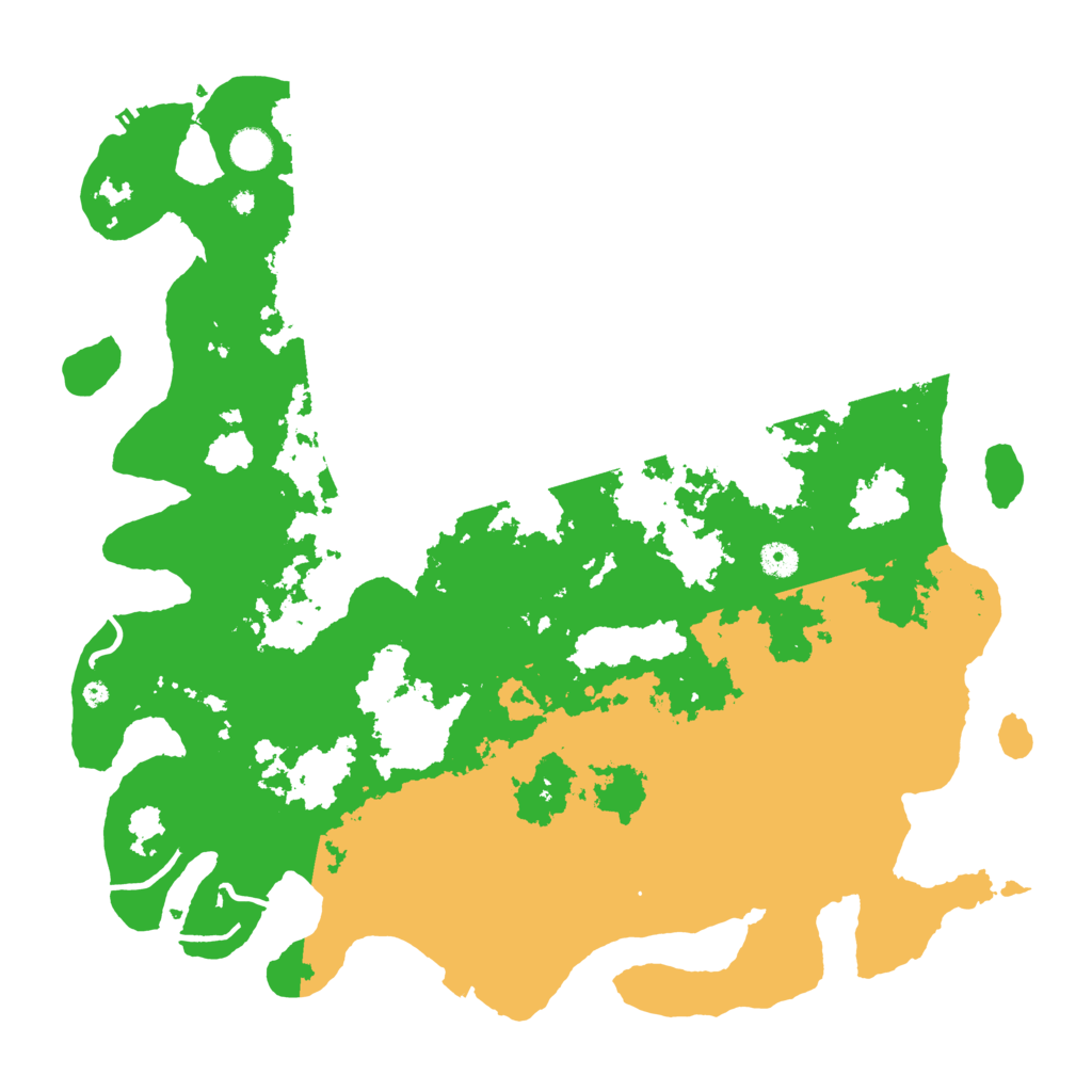 Biome Rust Map: Procedural Map, Size: 4500, Seed: 721736