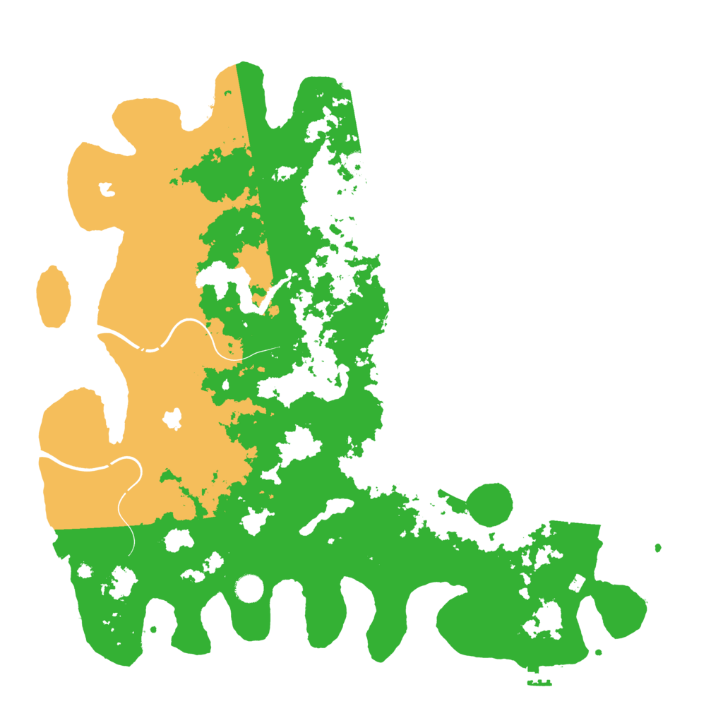Biome Rust Map: Procedural Map, Size: 4500, Seed: 1743217080