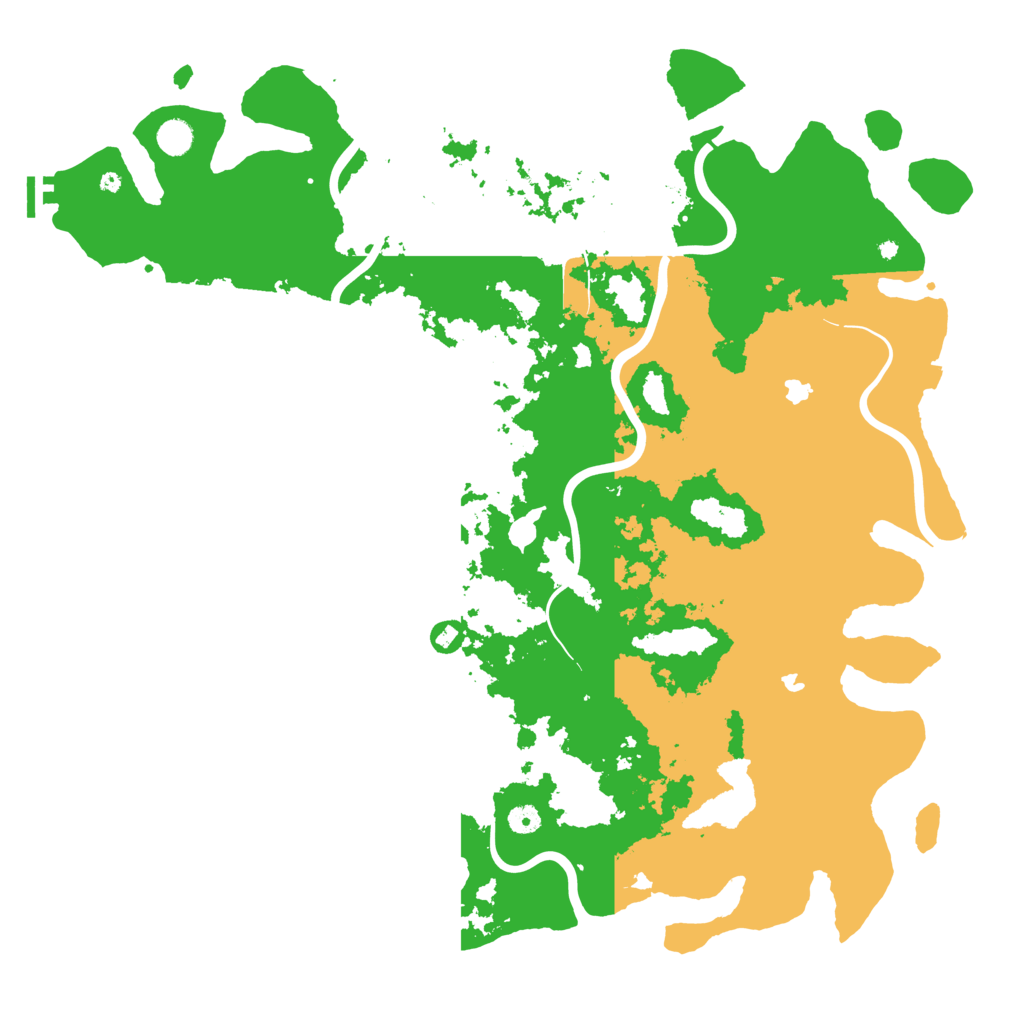 Biome Rust Map: Procedural Map, Size: 5000, Seed: 34321234