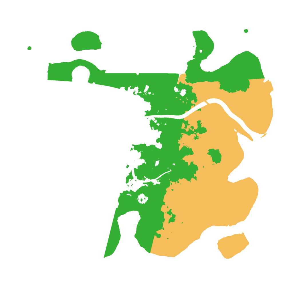 Biome Rust Map: Procedural Map, Size: 3000, Seed: 1803801490