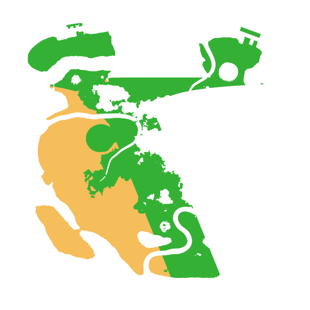 Biome Rust Map: Procedural Map, Size: 3000, Seed: 619213932