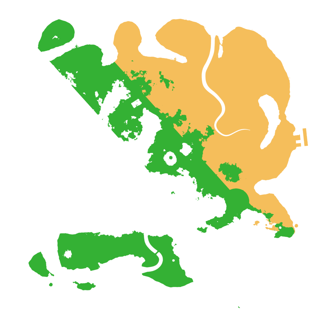 Biome Rust Map: Procedural Map, Size: 3650, Seed: 97679117
