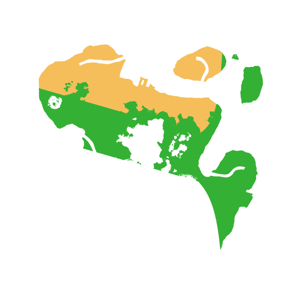 Biome Rust Map: Procedural Map, Size: 2354, Seed: 2147483647