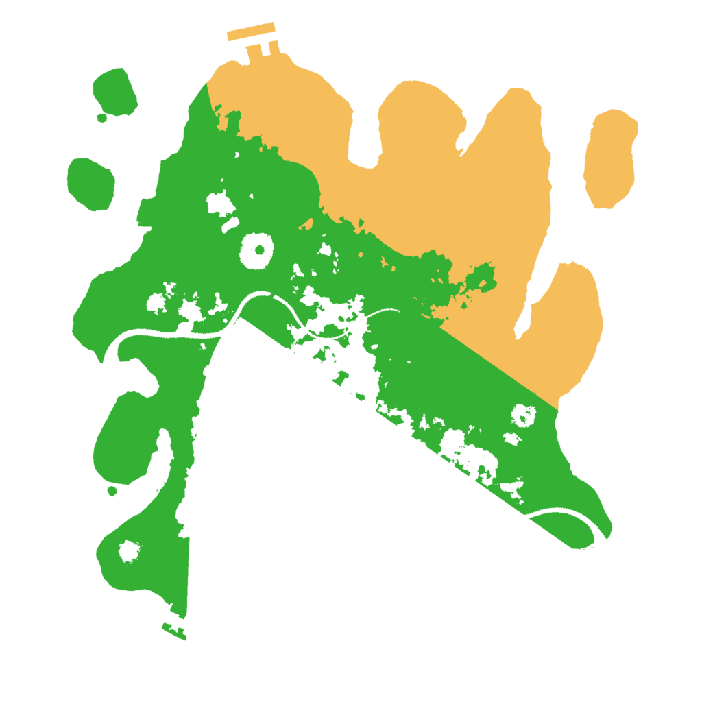 Biome Rust Map: Procedural Map, Size: 2950, Seed: 12545