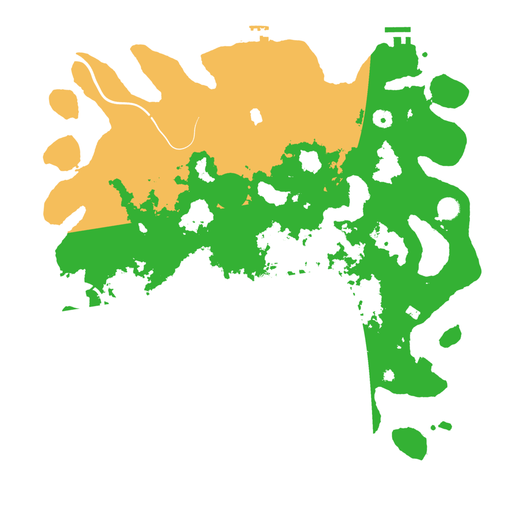 Biome Rust Map: Procedural Map, Size: 4000, Seed: 1248589070