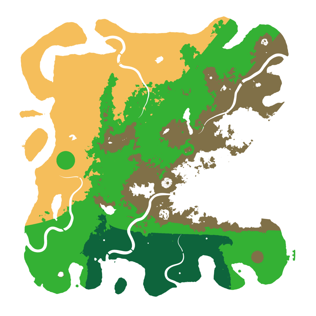 Biome Rust Map: Procedural Map, Size: 4500, Seed: 1937955766