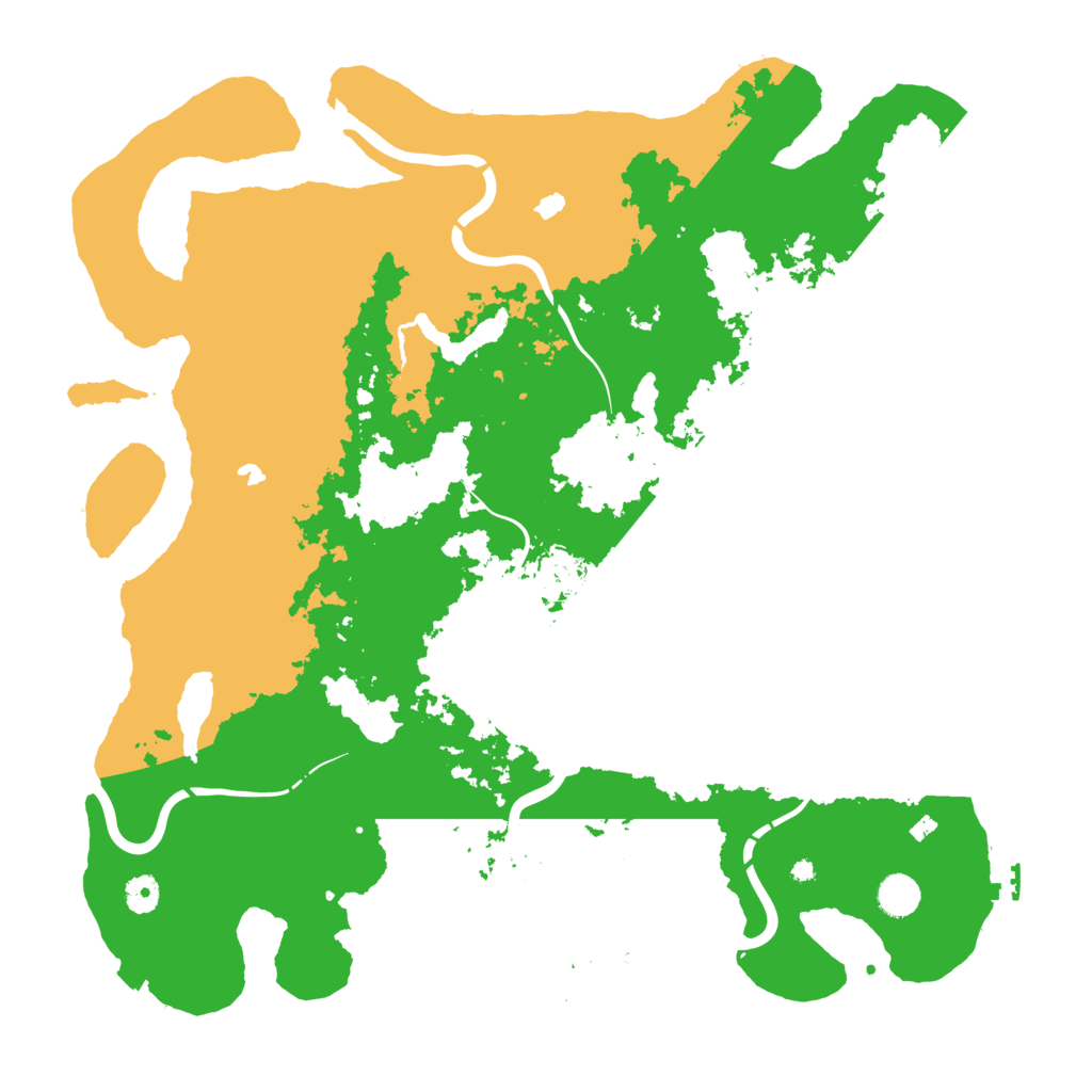 Biome Rust Map: Procedural Map, Size: 4500, Seed: 1937955766