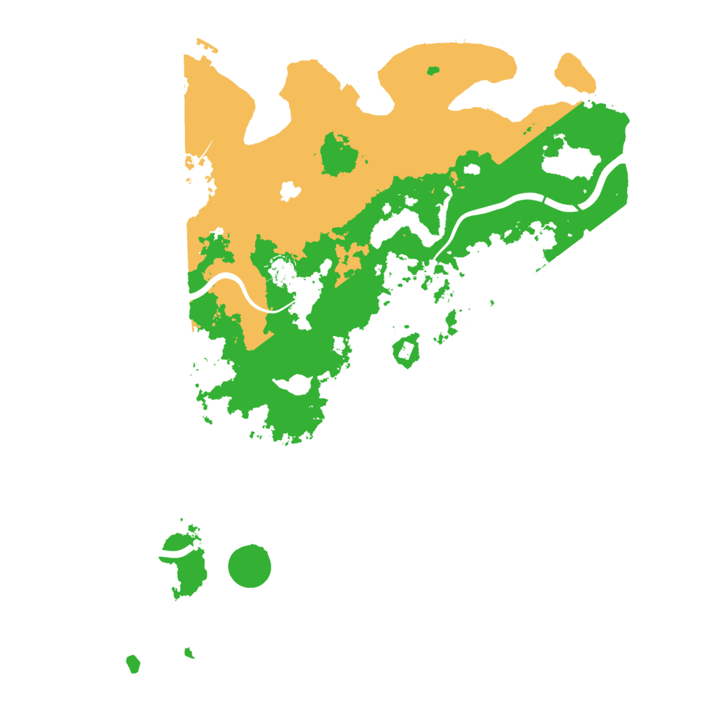 Biome Rust Map: Procedural Map, Size: 4500, Seed: 2069630505