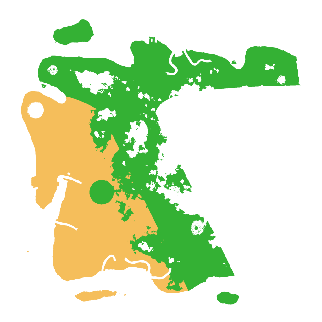 Biome Rust Map: Procedural Map, Size: 3500, Seed: 2027364335