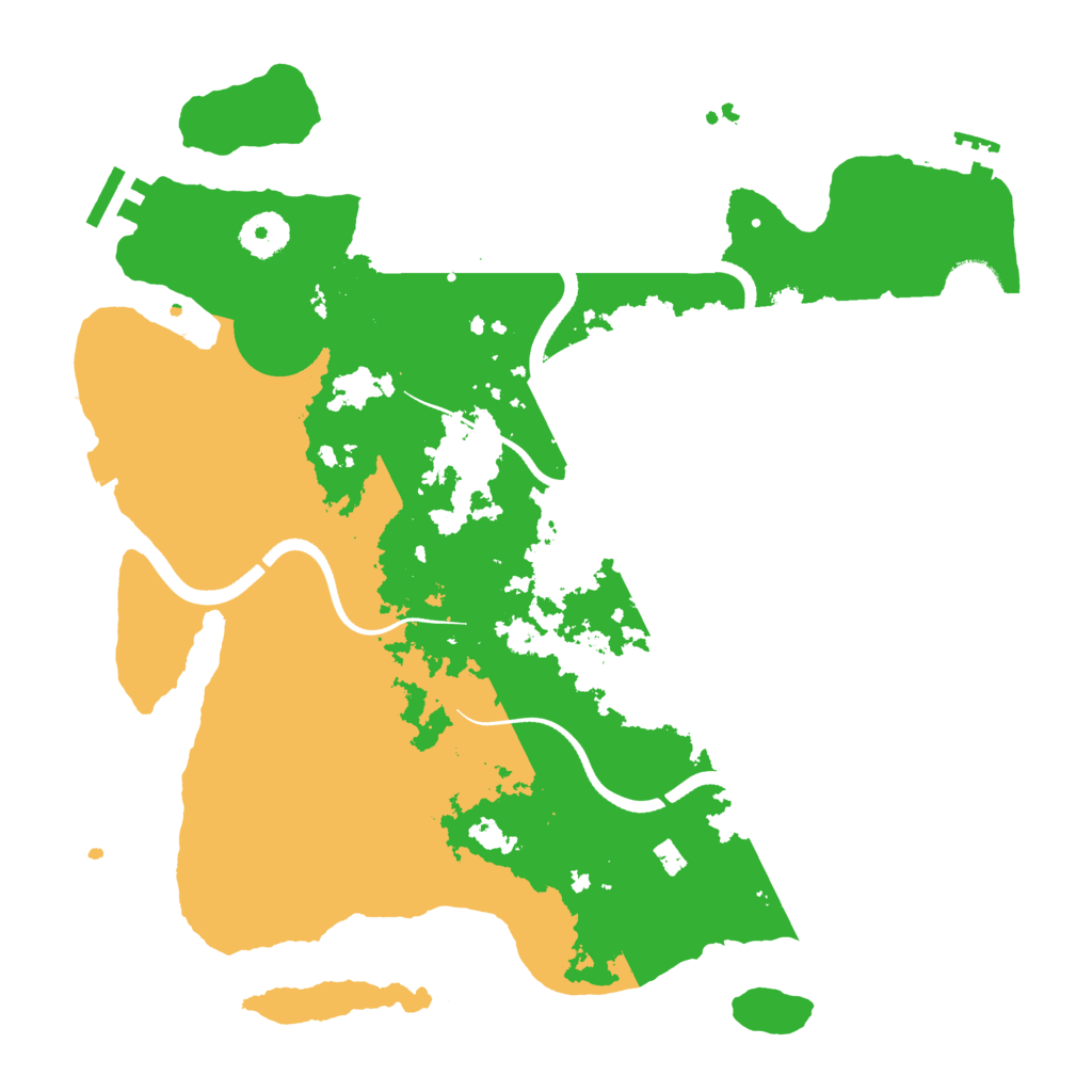 Biome Rust Map: Procedural Map, Size: 3500, Seed: 2027364335