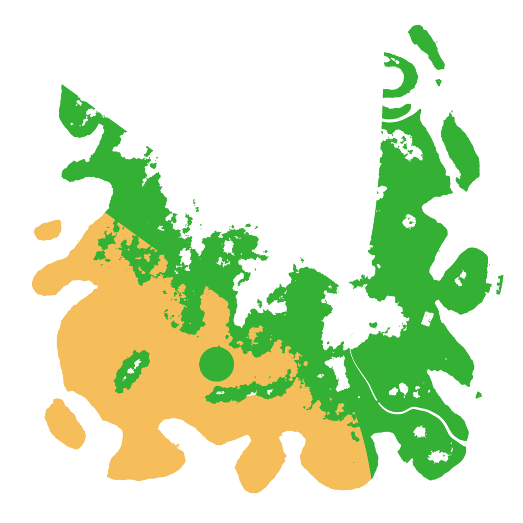 Biome Rust Map: Procedural Map, Size: 3985, Seed: 111111