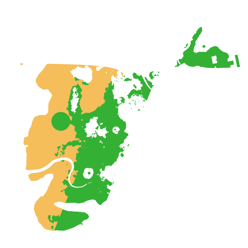 Biome Rust Map: Procedural Map, Size: 3500, Seed: 1887136624