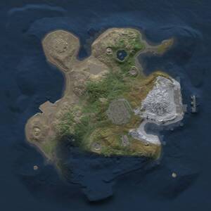 Thumbnail Rust Map: Procedural Map, Size: 2000, Seed: 325126971, 6 Monuments
