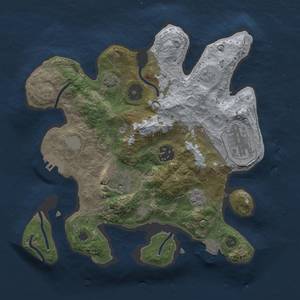 Thumbnail Rust Map: Procedural Map, Size: 2750, Seed: 362738469, 11 Monuments