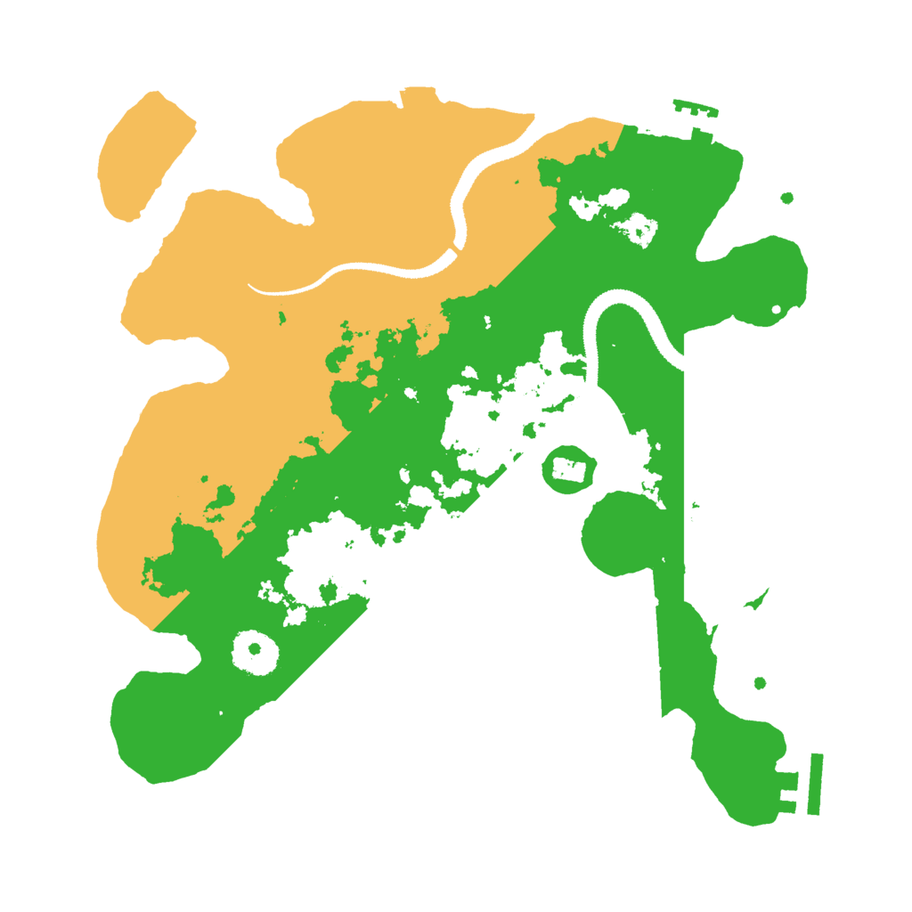 Biome Rust Map: Procedural Map, Size: 3000, Seed: 4318