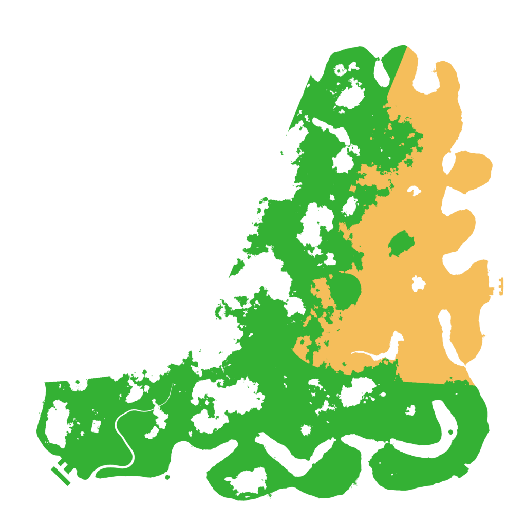 Biome Rust Map: Procedural Map, Size: 4500, Seed: 1879084428