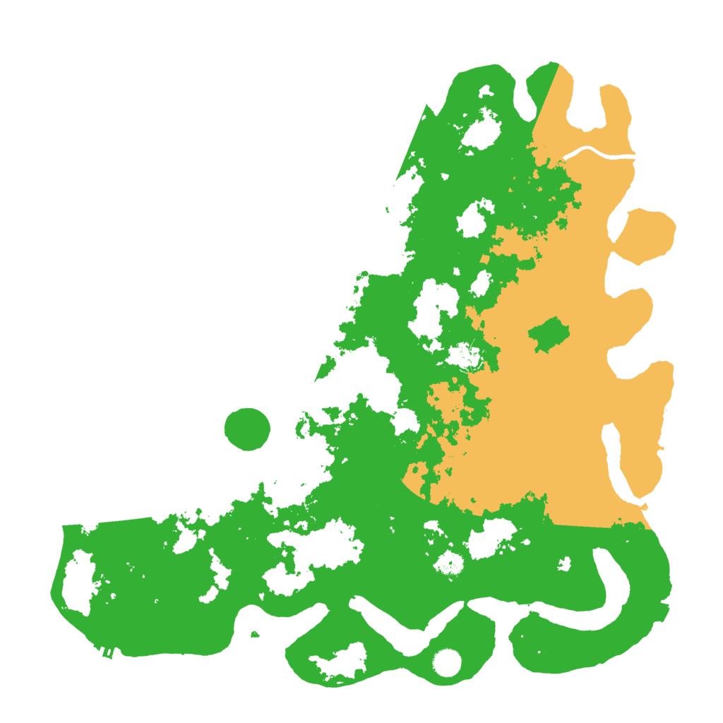 Biome Rust Map: Procedural Map, Size: 4500, Seed: 1879084428