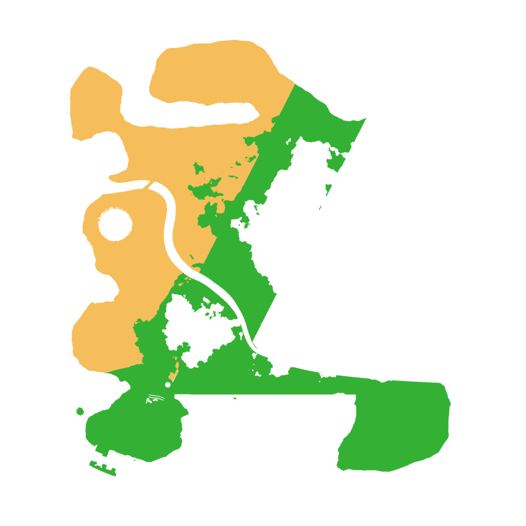 Biome Rust Map: Procedural Map, Size: 2800, Seed: 38