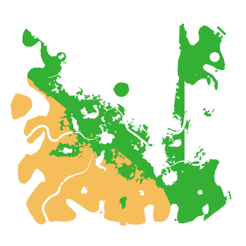Biome Rust Map: Procedural Map, Size: 4500, Seed: 754623690