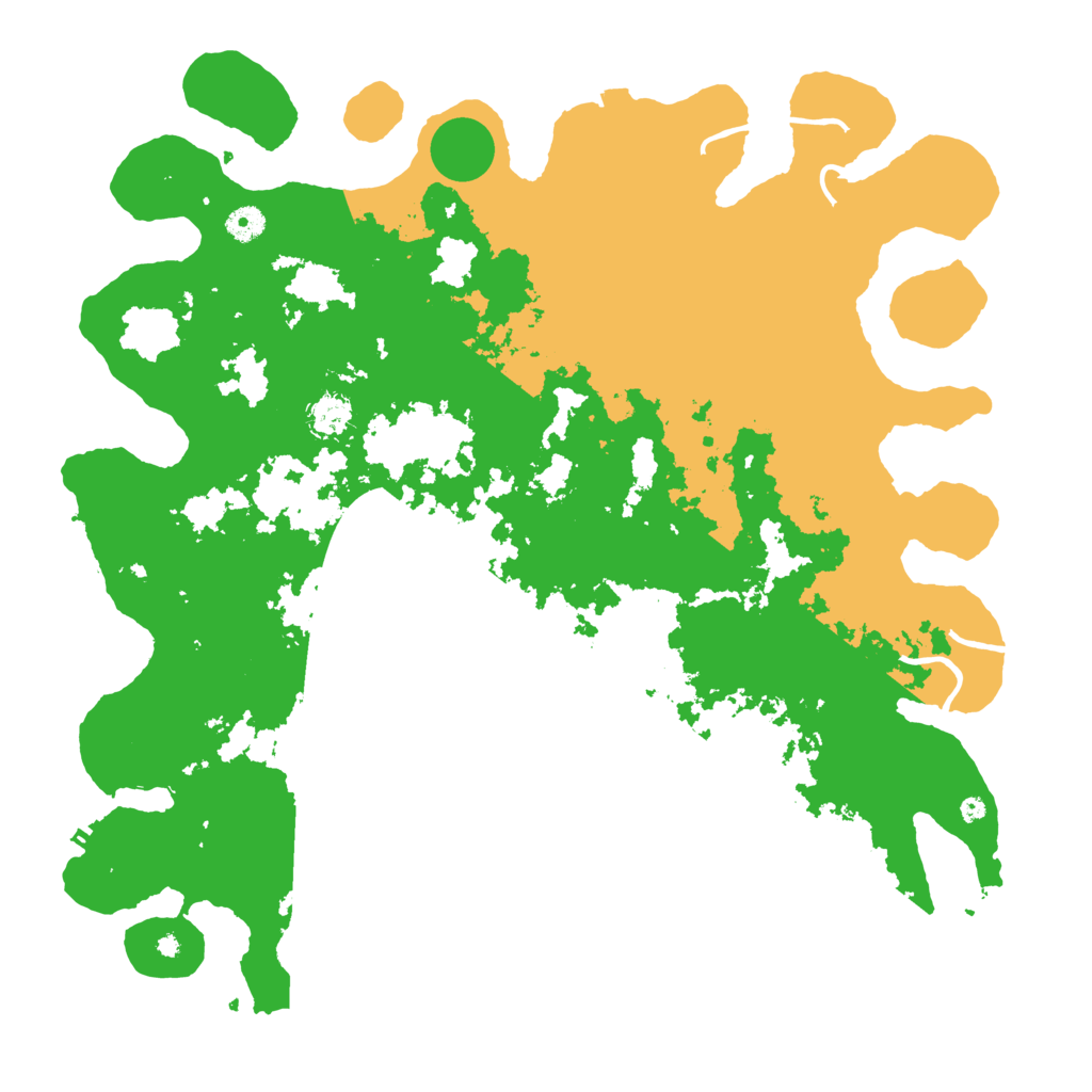 Biome Rust Map: Procedural Map, Size: 4500, Seed: 1081179785