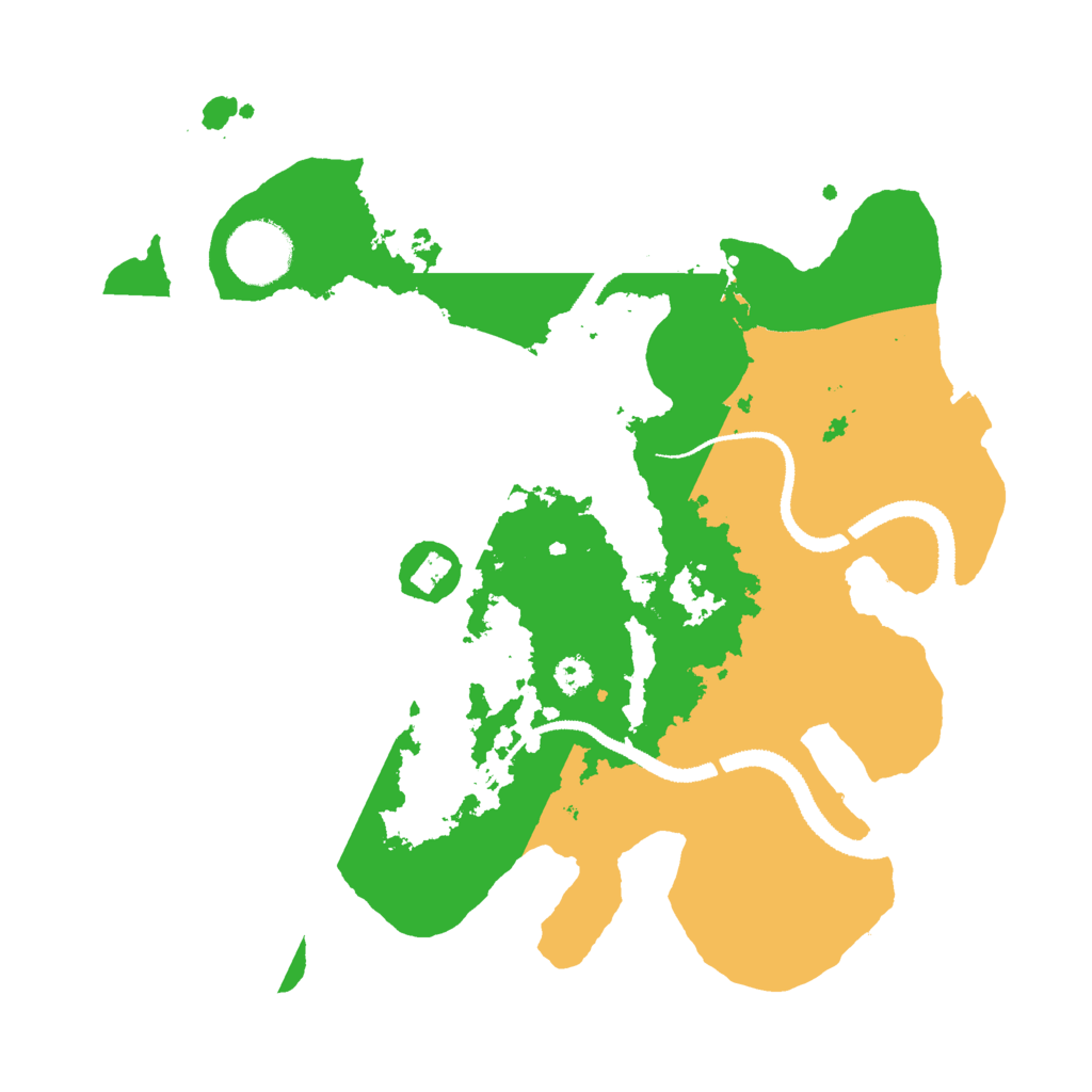 Biome Rust Map: Procedural Map, Size: 3000, Seed: 1643087651