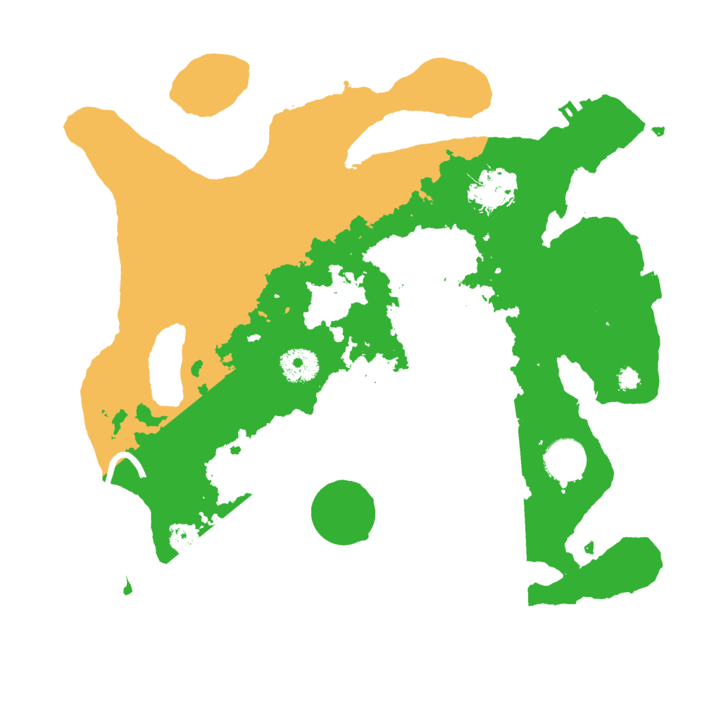 Biome Rust Map: Procedural Map, Size: 3000, Seed: 2463162