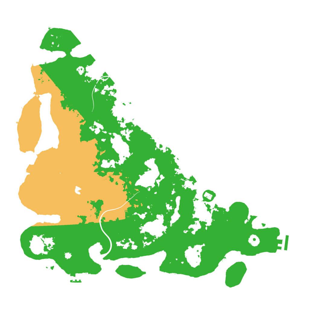 Biome Rust Map: Procedural Map, Size: 4163, Seed: 1234567890