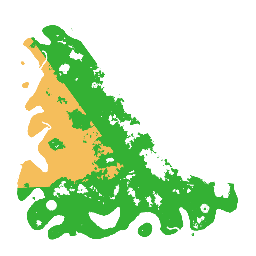 Biome Rust Map: Procedural Map, Size: 4300, Seed: 27345365