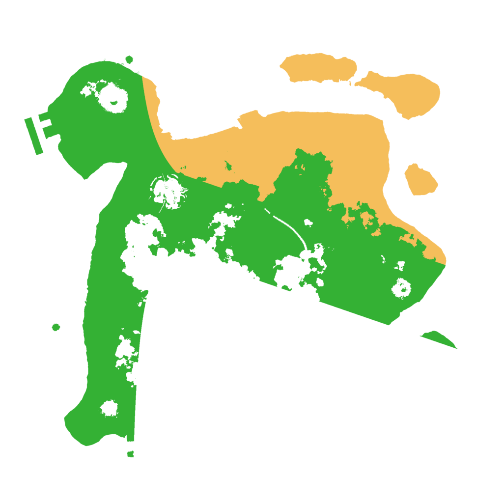 Biome Rust Map: Procedural Map, Size: 2700, Seed: 395482555