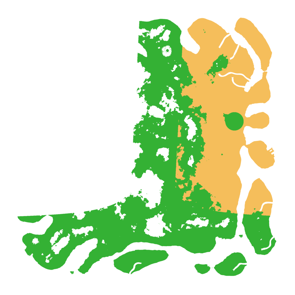 Biome Rust Map: Procedural Map, Size: 4250, Seed: 424405656