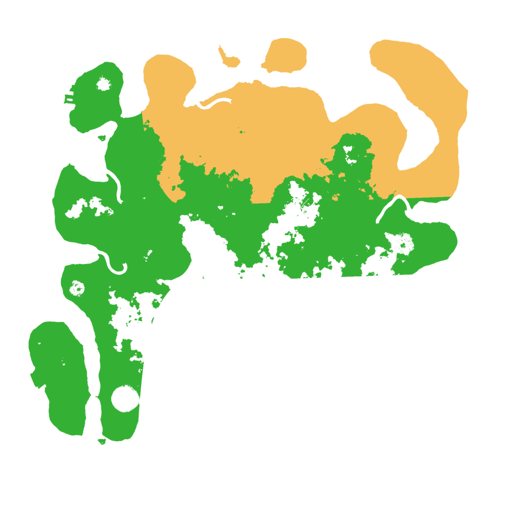 Biome Rust Map: Procedural Map, Size: 3500, Seed: 1142622728