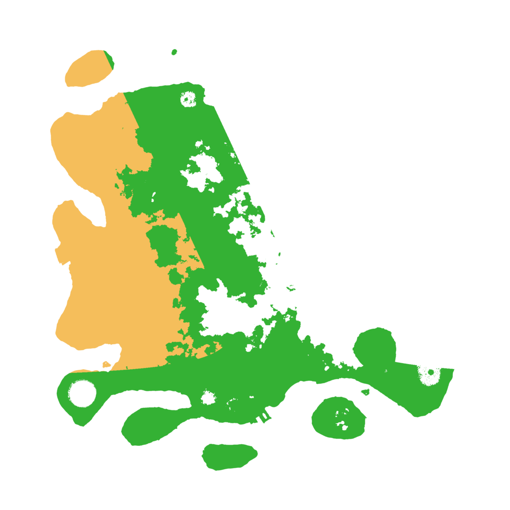 Biome Rust Map: Procedural Map, Size: 3300, Seed: 1258169991