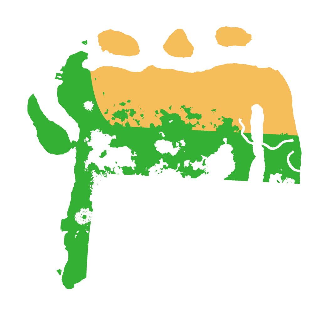 Biome Rust Map: Procedural Map, Size: 3000, Seed: 3563