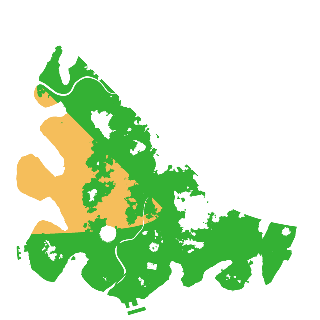 Biome Rust Map: Procedural Map, Size: 3500, Seed: 2095235228