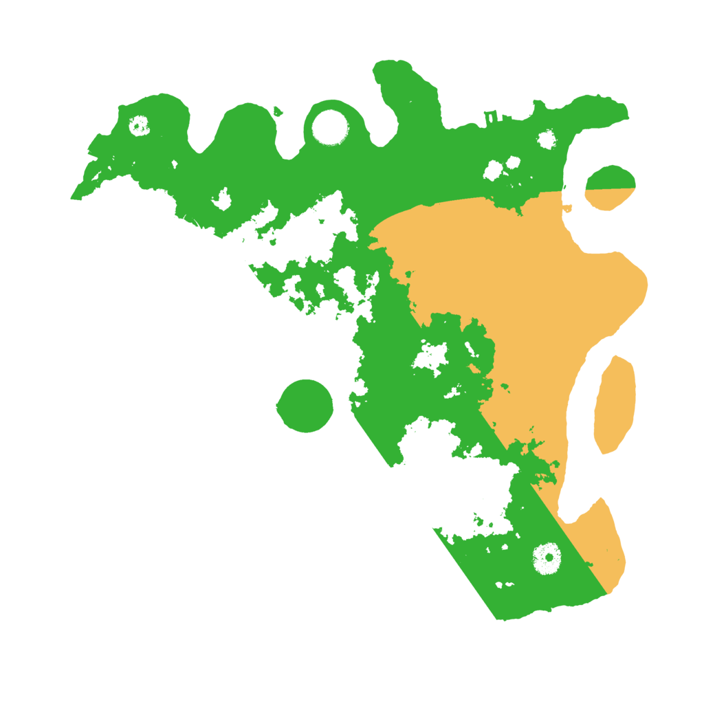 Biome Rust Map: Procedural Map, Size: 3500, Seed: 2033776450