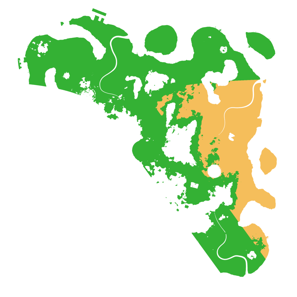 Biome Rust Map: Procedural Map, Size: 4100, Seed: 5098751